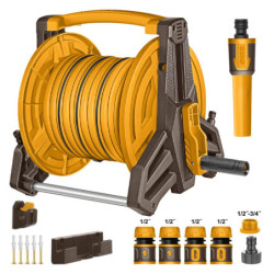 INGCO Ανέμη Ποτίσματος Τοίχου με Λάστιχο 20m (HHR20124)
