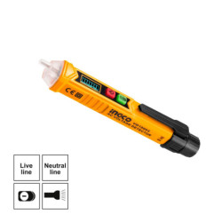 INGCO Ανέπαφο Δοκιμαστικό Τάσης AC 12-1000V/ Φακός led / Οθόνη LCD (VD10003)