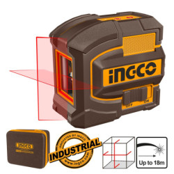 INGCO Αυτοαλφαδιαζόμενο Κόκκινο Laser Σταυρού 2 Ακτίνων (HLL156503)