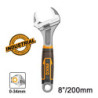 INGCO Γαλλικό Κλειδί 200mm (HADW131088)