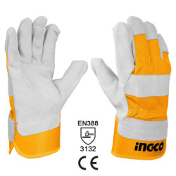 INGCO Γάντια Δερμάτινα Μόσχου XL (HGVC01P-XL)