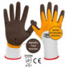 INGCO Γάντια με Διπλής Επικάλυψης Νιτριλίου XL (HGNF01-XL)