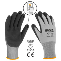 INGCO Γάντια Νιτριλίου για Οθόνη Αφής XL (HGNF03-XL)