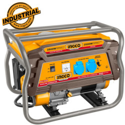 INGCO Γεννήτρια Βενζίνης με Σταθεροποιητή AVR 3.5kW  4.3kVA  7HP (GE35006)