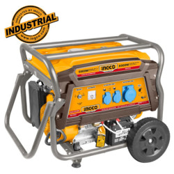 INGCO Γεννήτρια Βενζίνης με Σταθεροποιητή AVR 6.5kW  8.1kVA  15HP (GE65006)