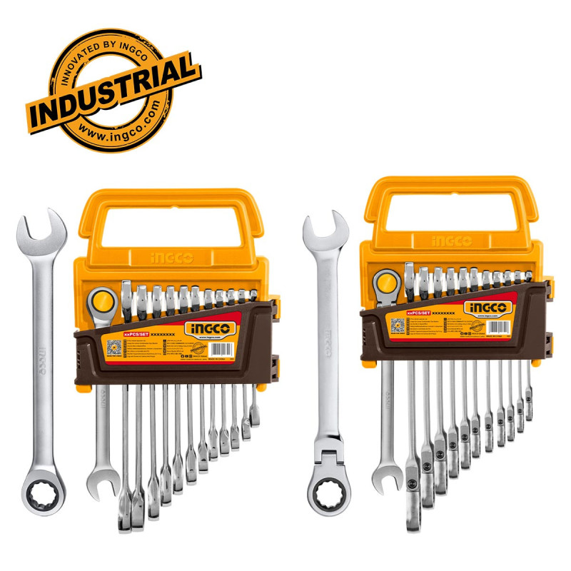 INGCO Γερμανοπολύγωνα Καστάνιας 2 Σετ (24 τεμ.) 72Τ (HKSPAR2024)