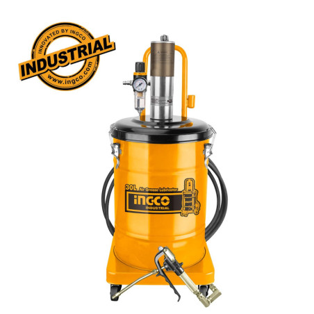 INGCO Γρασαδόρος Αέρος Τροχήλατος 30 Lit (AGL02301)