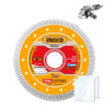 INGCO Διαμαντόδισκος Λεπτός Δομικών Υλικών 125mm x 1.4mm (DMD081251HT)