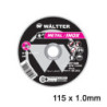 WÄLTTER Δίσκοι Κοπής Σιδήρου / INOX WALTTER 115x1.0mm (1151022)