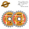 INGCO Δίσκος Κοπής Ξύλου 2 τεμ. Φ140mm (TSB1403)