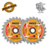 INGCO Δίσκος Κοπής Ξύλου Λεπτός 2 τεμ. 185mm (TSB1853)