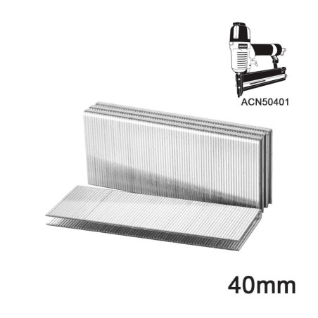 INGCO Δίχαλα 40mm Ga18 Αεροκαρφωτικού ACN50401 CCSNLI..... (AST18401)