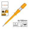 INGCO Δοκιμαστικό Κατσαβίδι 4x190mm AC 100-500V (HSDT1908)