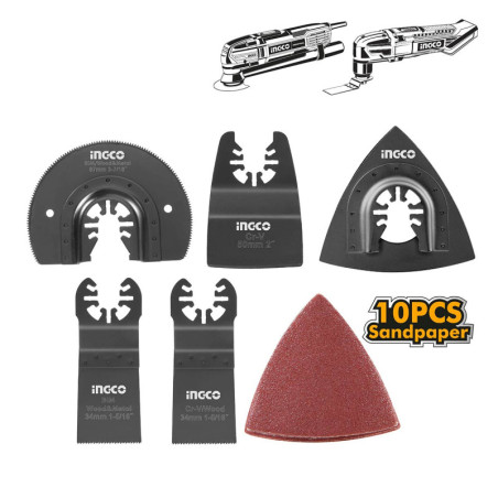 INGCO Εξαρτήματα Πολυεργαλείου Σετ 15 τεμ. (AKTMT1502)