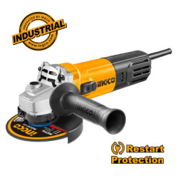 INGCO Ηλεκτρικός Γωνιακός Τροχός 1100W (Rest.Prot) 125mm (AG110018E)