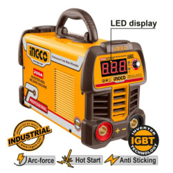 INGCO Ηλεκτροκόλληση Inverter 200Α MMA (MMA20069E)