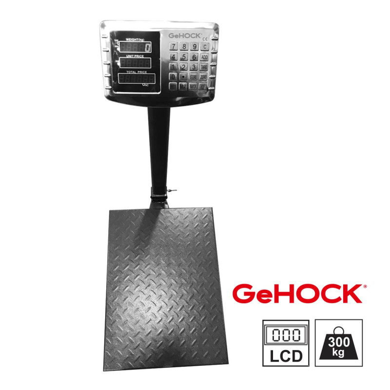 GeHOCK Ηλεκτρονική Ζυγαριά έως 300kg GeHOCK (PCS0300)