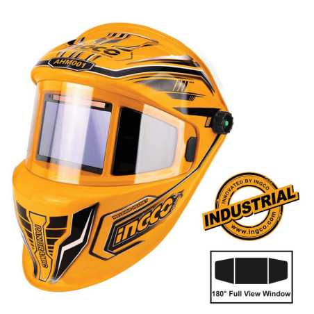 INGCO Ηλεκτρονική Μάσκα Ηλεκτροσυγκόλλησης Πανοραμική (AHM001)