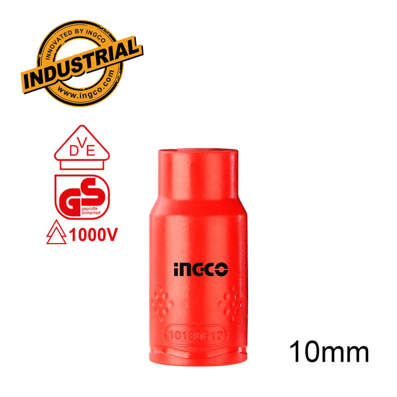 INGCO Καρυδάκι 1/2" 10mm Ηλεκτρολόγου VDE (HIHAST12101)