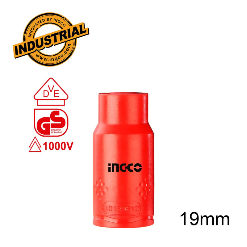 INGCO Καρυδάκι 1/2" 19mm Ηλεκτρολόγου VDE (HIHAST12191)