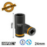 INGCO Καρυδάκι Μακρύ Impact-Αέρος 1/2" 24mm (HDIS12242L)