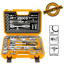 INGCO Καρυδάκια 1/2" - 1/4" Σετ 44 τεμ. (HKTS42441)