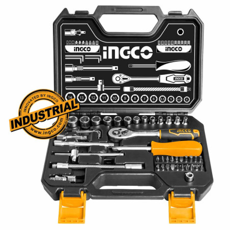 INGCO Καρυδάκια 1/4" Σετ 45 τεμ. (HKTS14451)