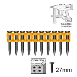 INGCO Καρφιά (Μπετού) Καρφωτικού CCNLI9005 27mm 1000τεμ. (ANA02271)