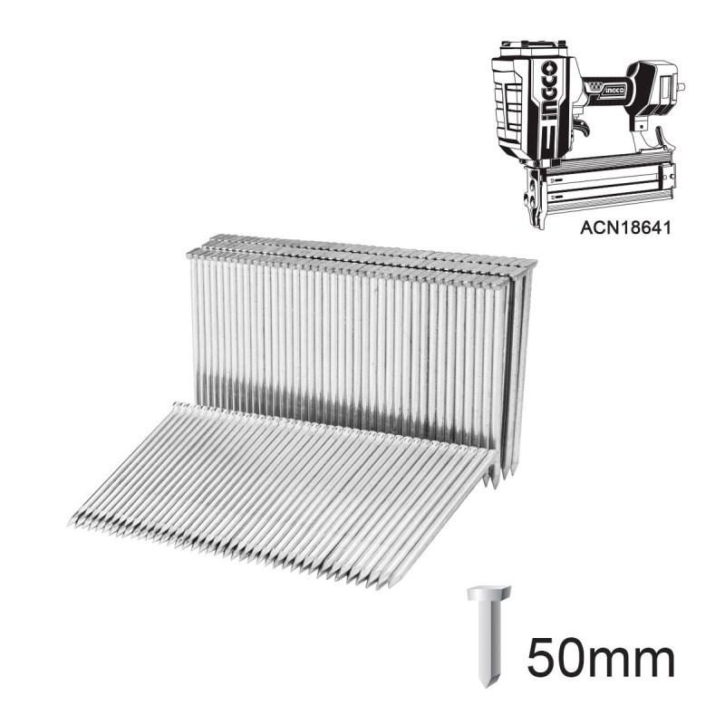 INGCO Καρφιά 50mm Αεροκαρφωτικού ACN18641 (ANA01501)
