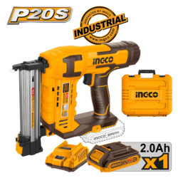 INGCO Καρφωτικό Μπαταρίας 20V Li-Ion + Βαλίτσα (CBNLI3508)