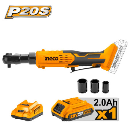 INGCO Καστάνια 3/8" Μπαταρίας 20V Li-Ion (CDRLI206015)