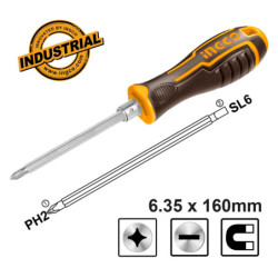 INGCO Κατσαβίδι Διπλό 2 σε 1 (AKISD0201)