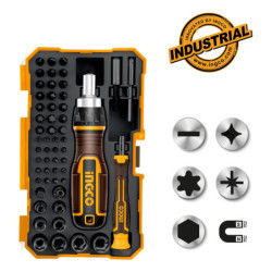 INGCO Κατσαβίδι με Μύτες Σετ 55 τεμ. (HKSDB0558)