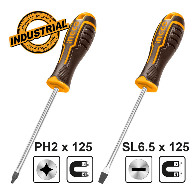 INGCO Κατσαβίδια Σετ 2 τεμ. (HKSD0248)