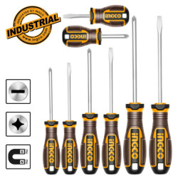 INGCO Κατσαβίδια Σετ 8 τεμ. (HKSDS0828)