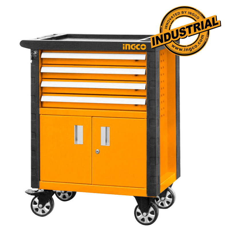 INGCO Κενός Εργαλειοφόρος με 4 Συρτάρια και 1 Ντουλάπι (HDTC01042)