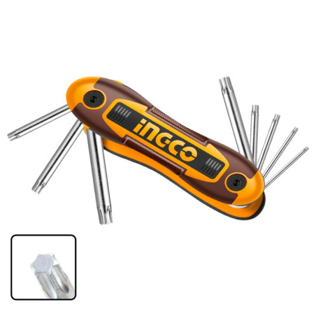 INGCO Κλειδιά Torx Σουγιάς T9-T40mm (HHK14083)