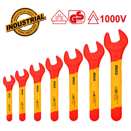INGCO Κλειδιά Γερμανικά Ηλεκτρολόγου VDE Σετ 7 τεμ. (HKISPA0701)