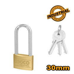 INGCO Λουκέτο Μακρύλαιμο Ορειχάλκινο 30mm (DBPL0302L)