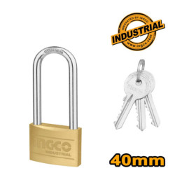 INGCO Λουκέτο Μακρύλαιμο Ορειχάλκινο 40mm (DBPL0402L)