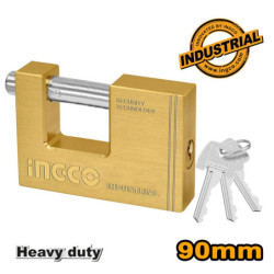 INGCO Λουκέτο Τάκος Ορειχάλκινο Βαρέος Τύπου 90mm (DBBPL0902)