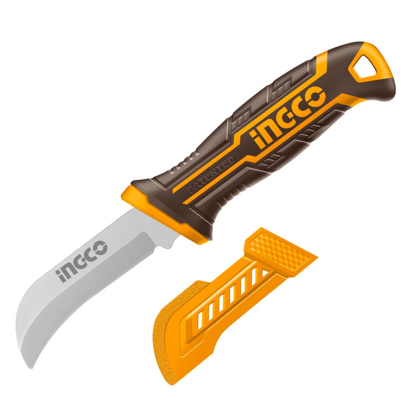 INGCO Μαχαίρι Απογυμνωτής Καλωδίων με Κυρτή Λάμα (HPK82001)