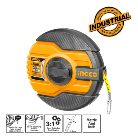 INGCO Μετροταινία 30m x 12.5mm (HFMT8330)