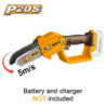 INGCO Μίνι Αλυσοπρίονο Μπαταρίας 20V Li-Ion με 5"/12.7cm Λάμα SOLO (CGSLI2058)