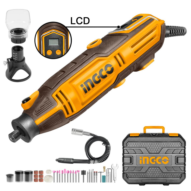 INGCO Μίνι Δράπανο Μοντελισμού με LCD 200W (MG2008)