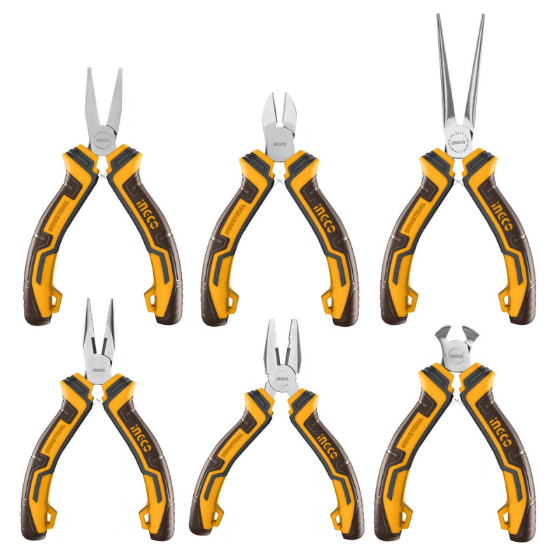 INGCO Μίνι Πενσάκια 115mm Σετ 6 τεμ. (HMPS06115)