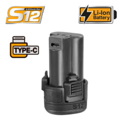 INGCO Μπαταρία 12V  1.5Ah Li-Ion USB Type-C (FBLI12153E)