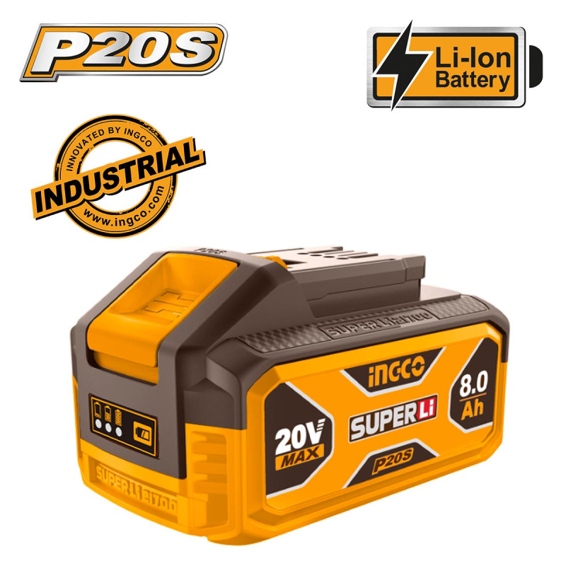 INGCO Μπαταρία 20V 8.0Ah Li-Ion (FBLI2108)