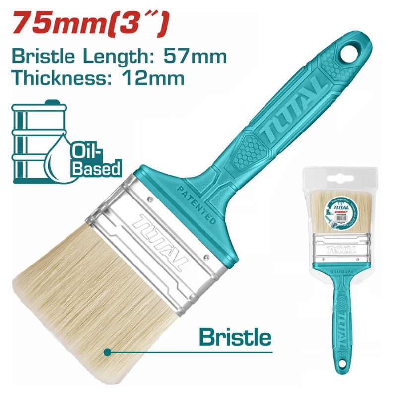 TOTAL ΠΙΝΕΛΟ ΒΑΦΗΣ ΠΛΑΣΤΙΚΗ ΛΑΒΗ 3" (THT846036)