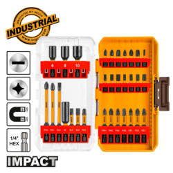 INGCO Μύτες Impact 1/4" Hex Σετ 31 τεμ. (AKDL11306)